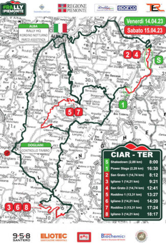 Svelato il Rally Regione Piemonte sulle strade della Langhe ad aprile