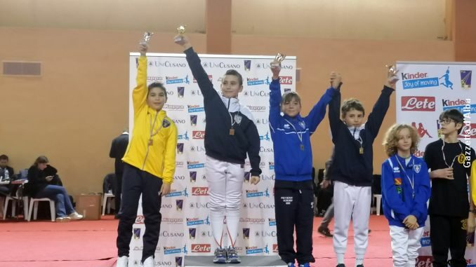 Scherma: gli albesi Cristian Bonanni e Francesco Grimaldi primo e terzo nel campionato regionale