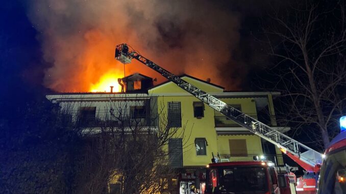 Incendio a Pocapaglia Bozza automatica 559