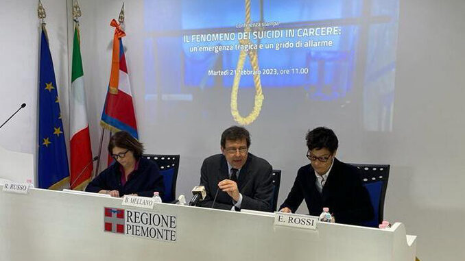 Suicidi in carcere, cinque casi in Piemonte nel 2022