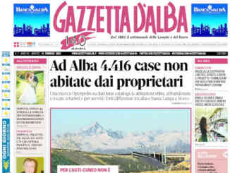 La copertina di Gazzetta d’Alba in edicola martedì 14 febbraio