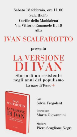 La versione di Ivan, il senatore Scalfarotto presenta ad Alba il suo libro 1