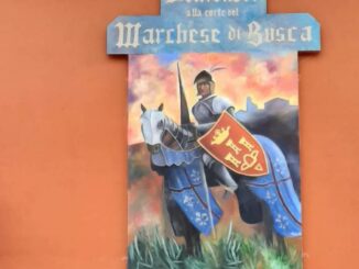 A Mango un dipinto murale dedicato al marchese di Busca