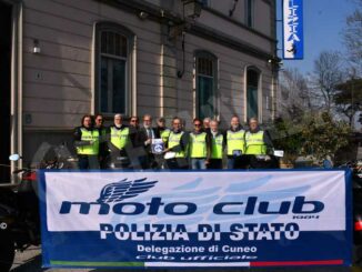 Il Motoclub della Polizia ha incontrato il Questore di Cuneo