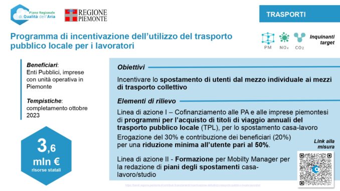 Qualità dell’aria in Piemonte: trend in miglioramento grazie alle misure regionali e agli investimenti strutturali in corso che superano i 352 milioni di euro 23