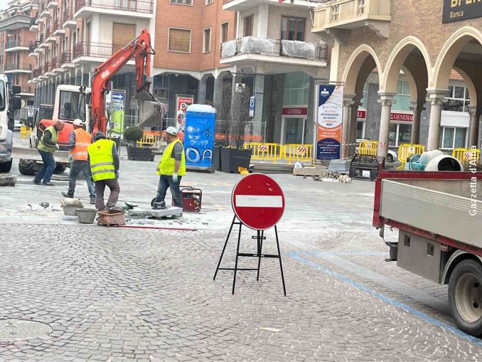 Un mese di lavori in via Principi a Bra 1