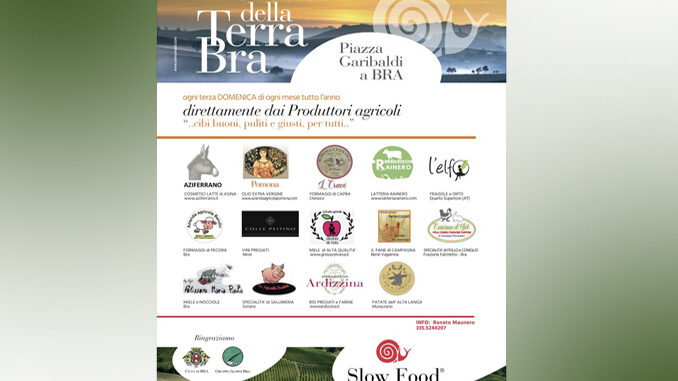 Il Mercato della Terra di Bra sensibizza contro lo spreco alimentare, per un evento in collaborazione con Unisg