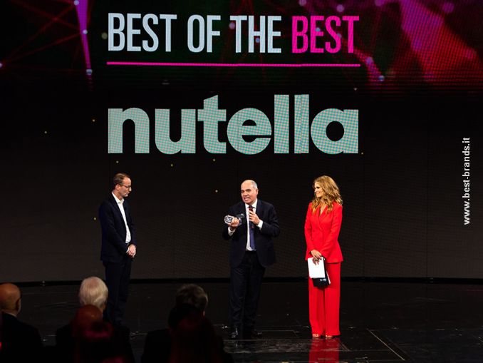 Nutella è il marchio più iconico e riceve il premio Best of the best
