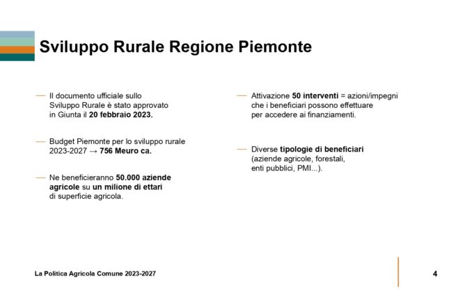 Sviluppo rurale del Piemonte 2023-2027, nuove opportunità per le aziende ed il territorio 4