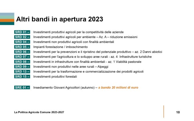 Sviluppo rurale del Piemonte 2023-2027, nuove opportunità per le aziende ed il territorio 10