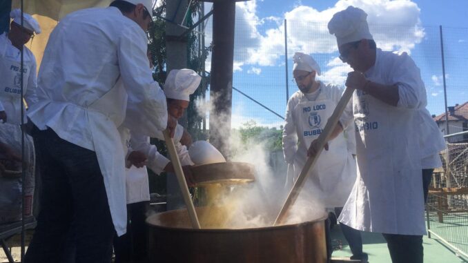 A Bubbio, nella Langa astigiana, si prepara il 102° Polentone