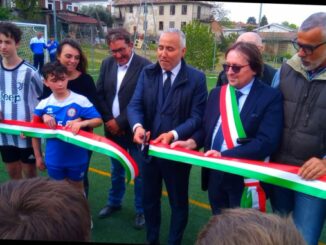 Inaugurato il campo sportivo comunale a Castiglione Tinella
