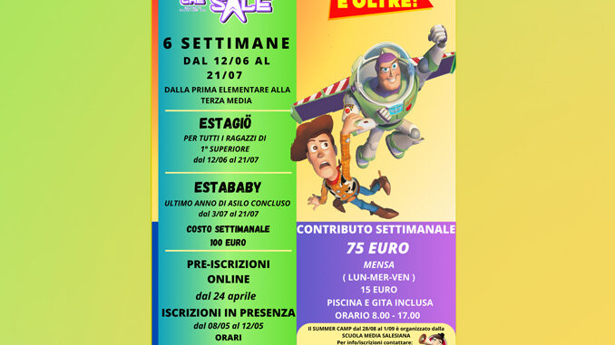 Estate Ragazzi 23 Salesiani di Bra, pronti per l’Estate Ragazzi, in attesa del Summer Camp per la scuola