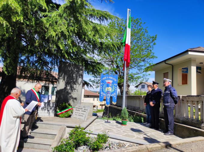 Celebrato a Monchiero il 78° anniversario della Liberazione presso il monumento ai Caduti 2