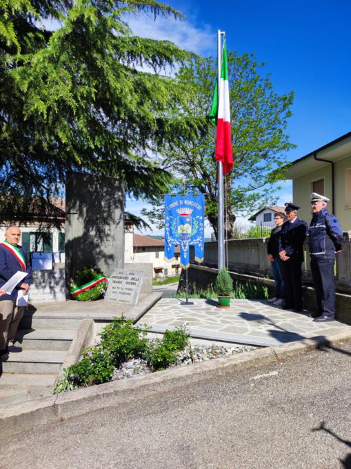 Celebrato a Monchiero il 78° anniversario della Liberazione presso il monumento ai Caduti 5