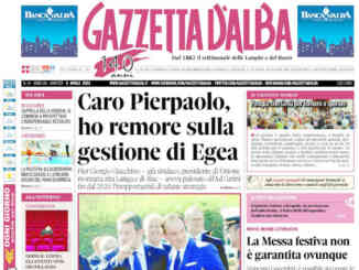 La copertina di Gazzetta d’Alba in edicola martedì 4 aprile