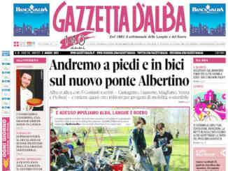 La copertina di Gazzetta d’Alba in edicola già sabato 29 aprile