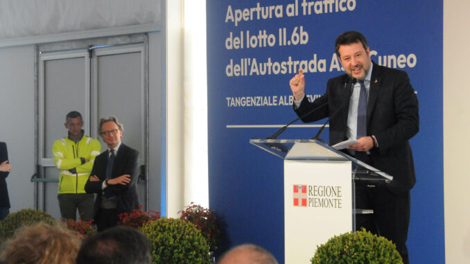 15 mesi per finire l'Asti-Cuneo: la promessa di Salvini (FOTO e VIDEO) 5