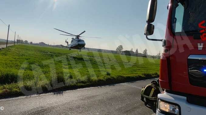 incidente Barge Frontale alla Crocera di Barge: due donne ferite