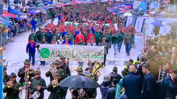 Gli Alpini di Langa e Roero, della Sezione di Cuneo, presenti all’Adunata nazionale di Udine