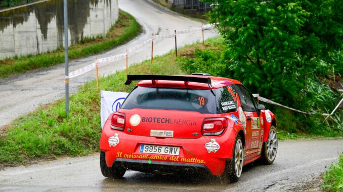 Benazzo-Francalanci portano al traguardo de Grappolo la nuova Citroën Ds3 N5