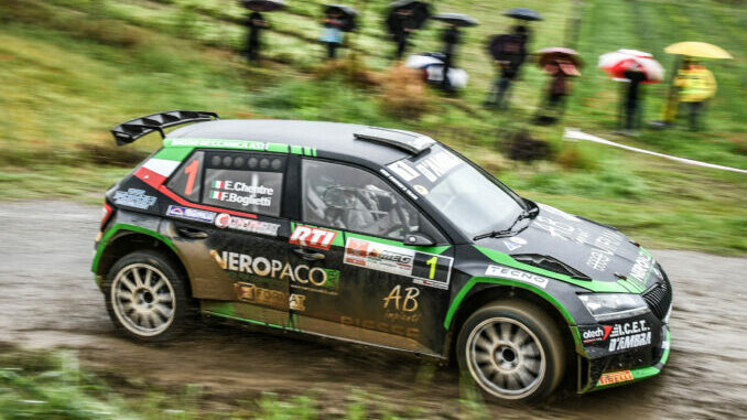 Elwis Chentre e Federico Boglietti vincono il rally del Grappolo di San Damiano d'Asti