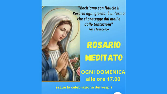 Anche alle Clarisse il Rosario meditato
