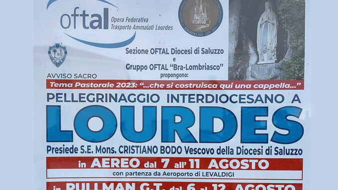 Oftal Bra-Lombriasco prepara il pellegrinaggio a Lourdes 1