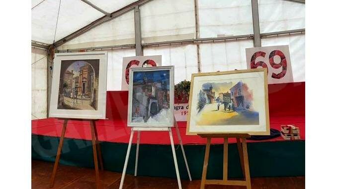 Successo per il primo concorso di pittura Sagra della fragola