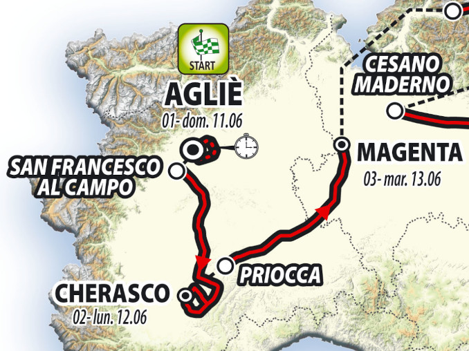Il Giro d'Italia Under 23 a Cherasco e Priocca 1