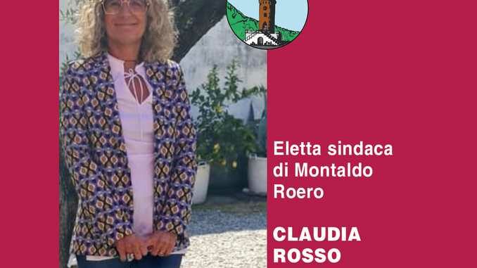 Elezioni comunali. A Montaldo Roero la nuova sindaca è Claudia Rosso