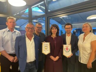 L’Assessore al Turismo di Alba e una delegazione del territorio incontrano l’ambasciatore del Kosovo in Italia, Lendita Haxhitasim