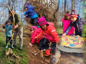 A Valle Talloria e Diano i bambini dell’asilo dialogano con la natura