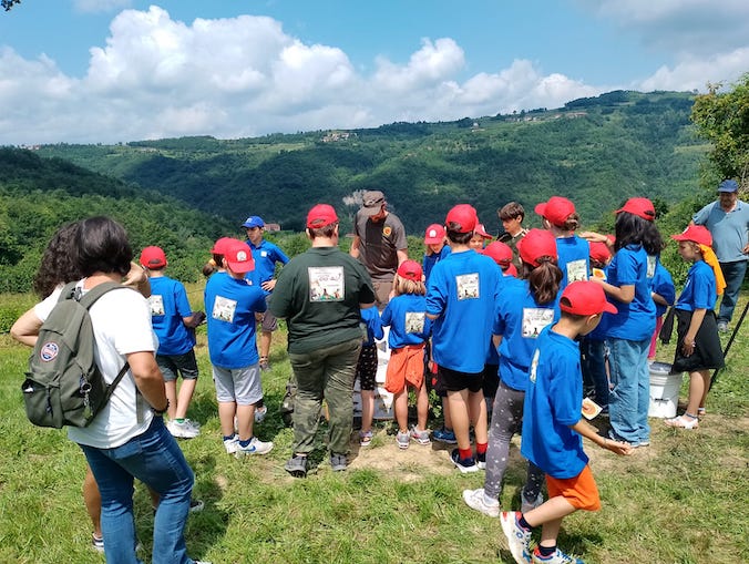 Castelletto Uzzone: giornata didattica in natura per i bambini con i cacciatori dell’Atc Cn5 Cortemilia 11