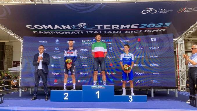 Sobrero terzo ai Campionati italiani a cronometro. Ganna in maglia tricolore 3