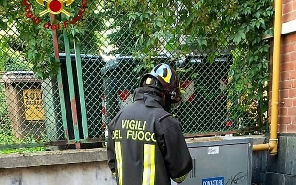 Fuga di gas presso scuola primaria Cagni di Asti, intervengono i Vigili del fuoco del distretto cittadino