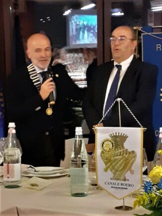 Sergio Rolfo è il nuovo presidente del Rotary club Canale Roero 6