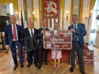 L'Onaf ha assegnato a Genova il riconoscimento di Città del formaggio