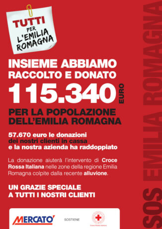 115.340 euro donati alla Croce rossa