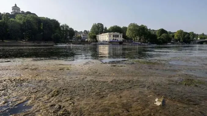 Caldo e piogge, al Po manca metà della portata tipica di gennaio