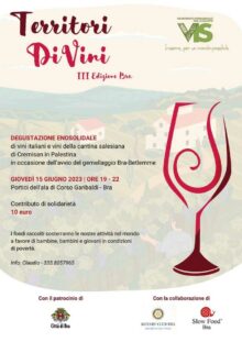 Bra firma il gemellaggio con Betlemme e sotto l’ala si degustano vini palestinesi