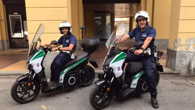 La Municipale di Bra ha in dotazione anche due scooter solo elettrici