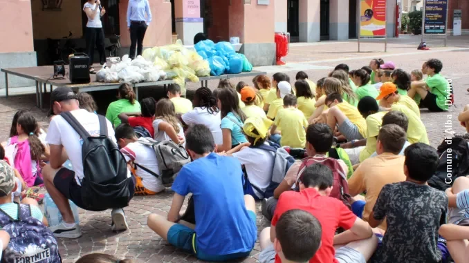Alba: 650 bambini di Estate insieme hanno partecipato alla mattinata ecologica 3