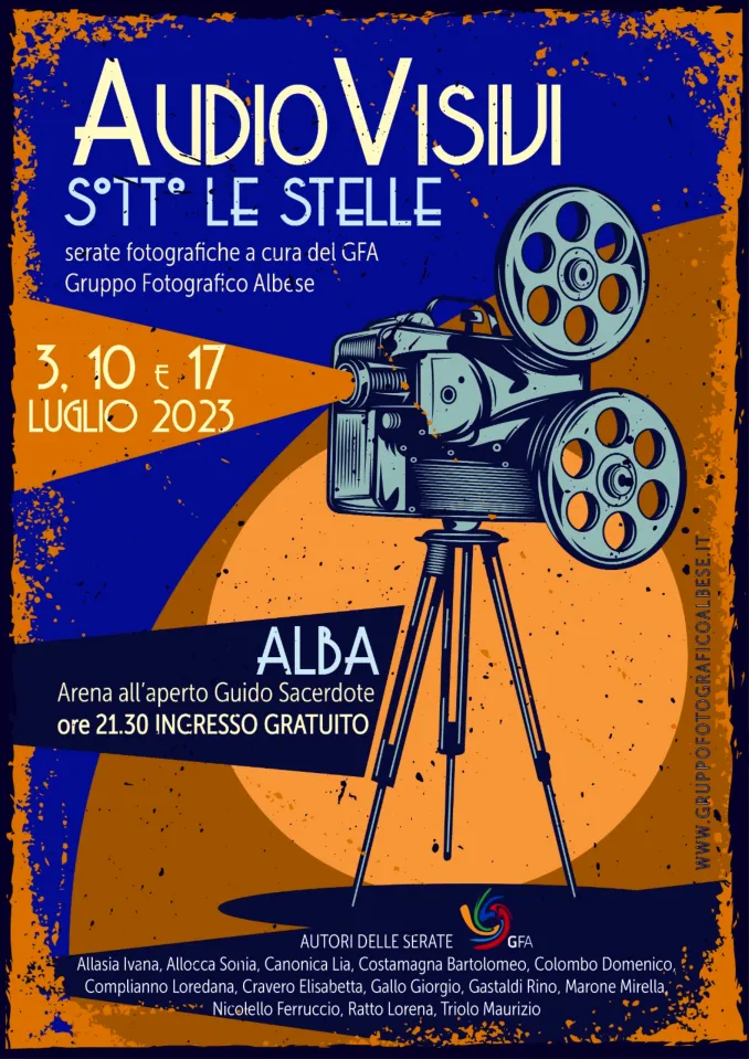 Audiovisivi sotto le stelle, le immagini del Gruppo fotografico albese questa sera all’arena Sacerdote