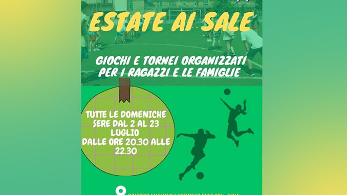 Estate ai sale: una nuova iniziativa dei Salesiani di Bra