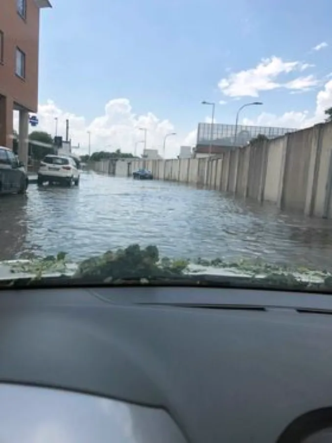 Forte grandinata sul Roero e sulle Langhe