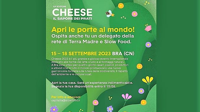 «Bra apri le porte al mondo»: l’appello di Slow Food per Cheese