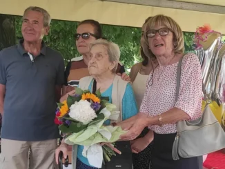 Carolina Maccagno ha 101 anni, è la nonna della casa di riposo Maria Assunta di Castellero