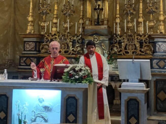 Mons. Franco Moscone al Santuario della Madonna dei Fiori