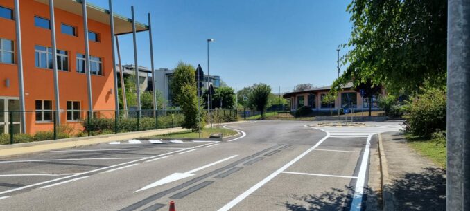 Ultimato il cantiere per la viabilità e i parcheggi definitivi della scuola media della Moretta ad Alba 2